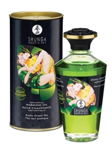 Image du produit Huile Chauffante Aphrodisiaque - Thé Vert Exotique par Shunga