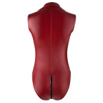 Image of the Sexy Bordeaux Vinyl Bodysuit from the Cottelli collection