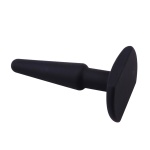 Plug Anal Silicone Black Mont 4.0