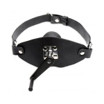 Leather and silicone gag 'The Killer' by Black Label