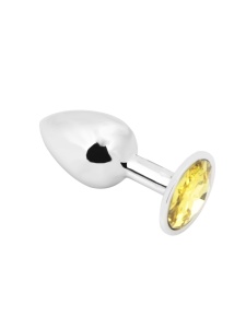 Image of the Steel Anal Plug - PLGZ Yellow S