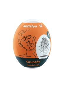 Produktbild Ultra-flexibler Masturbator SATISFYER - Eggcited Egg 'Crunchy'