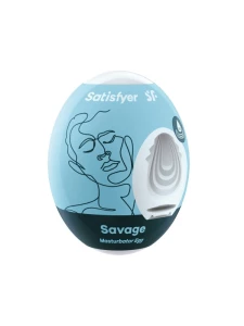 Image du Masturbateur SATISFYER - Eggciteg Egg "Savage" ultra-flexible