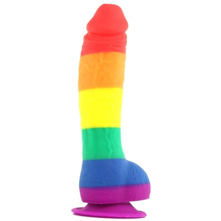Image of a Dildo Coloured Pride Edition 8" from NS Novelties
