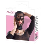 Image de la Cagoule Sensuelle Bad Kitty, accessoire fétiche en dentelle noire