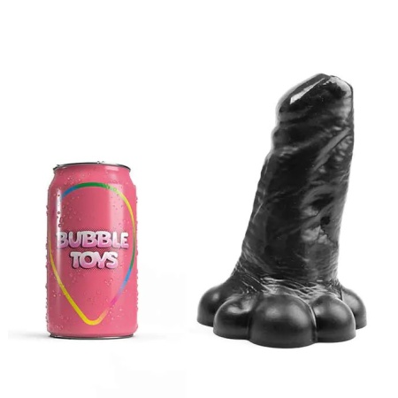 Dildo Hulk Nero Medio XL di Bubble Toys, giocattolo BDSM