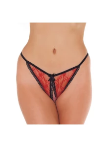 Image du Tanga Sexy Ouvert de la marque Amorable by Rimba - Lingerie Femme Érotique