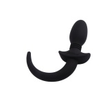 Image of Titus - Plug Anal Queue de Chiot M, a black sextoy designed for submission, bondage and puppy play.