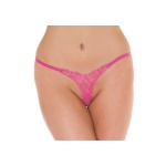 Image of Amorable Embroidered Open Thong by Rimba - Sexy Women's Lingerie