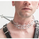 Torquator Chrome BDSM necklace by Mister B