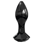 Spina anale in vetro con ghiaccioli n°78 - Black Diamond
