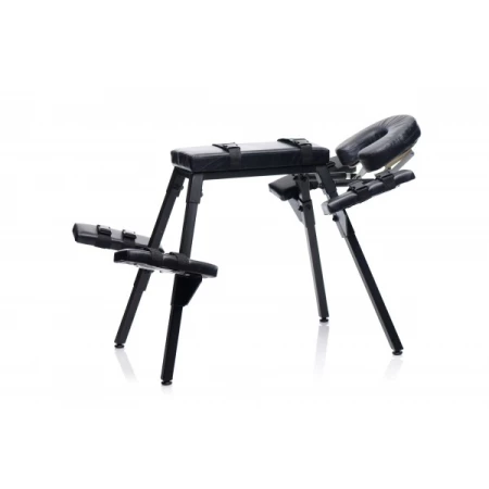 Image of the Master Series Adjustable Bondage Table in black