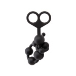 Image of Chapelet Anal Espiègle Black Mont, a male and female sextoy for intense stimulation