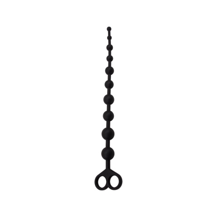 Image of Chapelet Anal Espiègle Black Mont, a male and female sextoy for intense stimulation