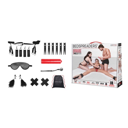 Image of Lux Fetish 7-piece Bondage Kit for Beginners and Experienced Bondage Users