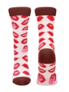 Sexy Lip Love Socken für Elegante Dessous