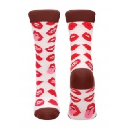 Sexy Lip Love Socken für Elegante Dessous