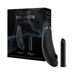 Luxury Silver Delights box including Womanizer Premium and We-Vibe Tango