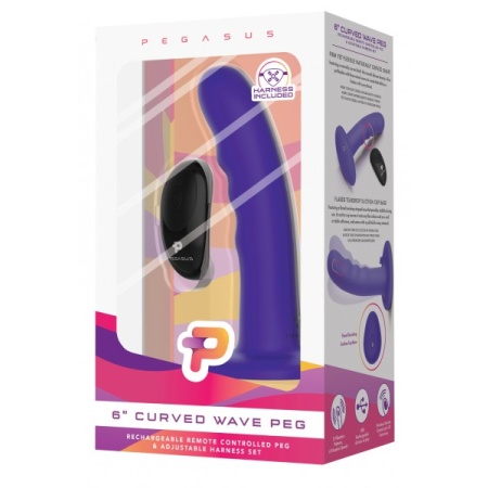 Vibrating PEGASUS 6" vibrator for an intense pleasure experience