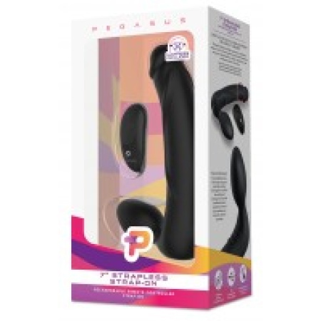 Image of Strap-On Vibrant PEGASUS 7", sextoy for shared pleasure