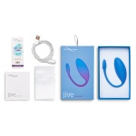 Image of the We-Vibe Jive Blue Vibrating Egg with Bluetooth connection