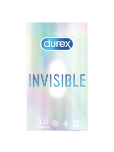 Confezione da 12 preservativi ultrasottili DUREX Invisible