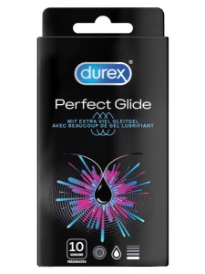 Immagine del prodotto Profilattici DUREX Perfect Glide - Confezione da 10 pezzi