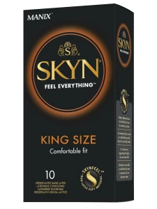 Pack de 10 Préservatifs Manix Skyn King Size sans latex