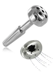 Image of the stainless steel penis plug L' arroseur by Black Label