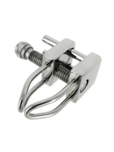 Image of Black Label stainless steel nose clip, BDSM accessory