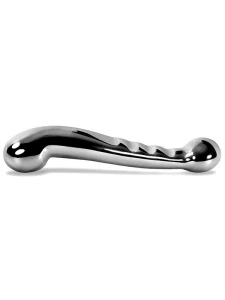 Elegant Stainless Steel Dildo for G-Spot and Prostate Massage by Black Label