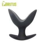 Plug anal Brutus XL ouvert à double pointe en silicone