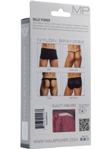 Pouchless brief rouge