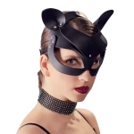Image du Masque Catwoman Fetish Tentation en simili cuir
