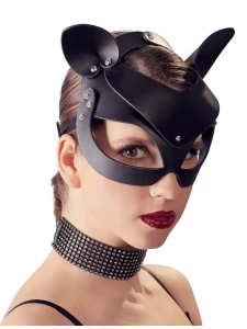 Image of the Catwoman Fetish Tentation mask in imitation leather