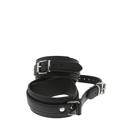 Image of BDSM Cuffs with Connection Strap by Dream Toys