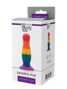 Image of the Dream Toys Rainbow Anal Plug - Size L