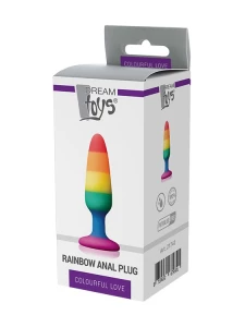 Image of the Dream Toys Rainbow Anal Plug - Size S