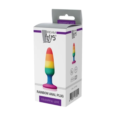 Bild des Plug Anal Regenbogen von Dream Toys - Größe S