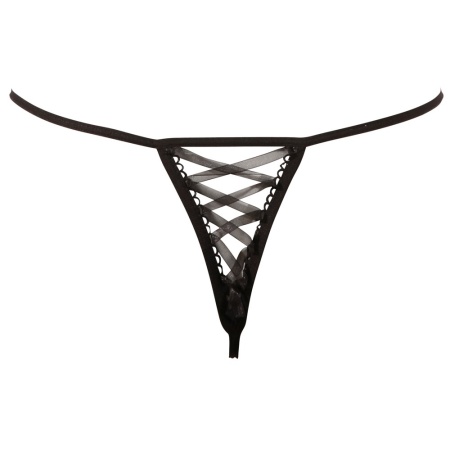 Cottelli Collection open beaded thong - Sexy lingerie