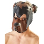 Maschera per cani Fetish Collection nero/marrone
