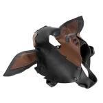 Fetish Collection Dog Mask black/brown