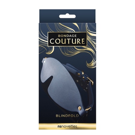 Image du Bandeau de Luxe Bleu Foncé NS Novelties - Bondage Couture