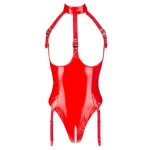 Image du Body Vinyle Rouge de Black Level, une lingerie fétish sexy