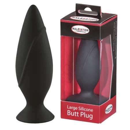 Image du plug anal Malesation noir, idéal pour la stimulation de la prostate