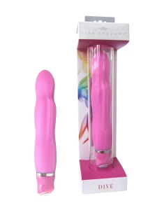 Vibe Therapy Dive vibrator image, soft medical silicone sextoy for women