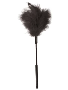 Image of the Sportsheets black duster, accessory for couples