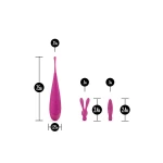 Bild des Noje Quiver Stimulator von Blush, ein hochfrequenter Miniaturvibrator in der Farbe rosa