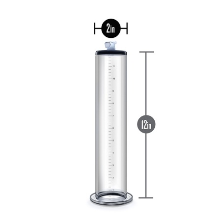 Image of Blush 12inch Performance Penis Pump Cylinder