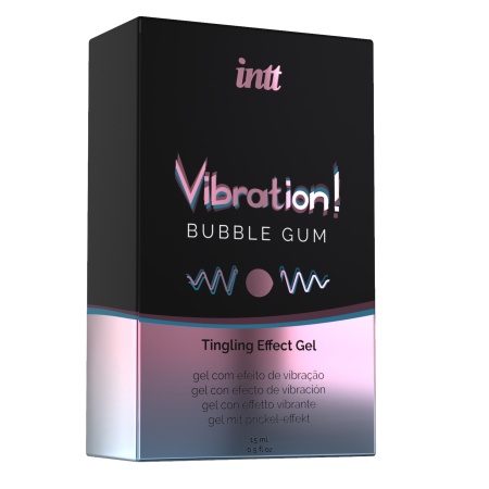 Produktbild des Vibrierenden Gels Bubble Gum 15ml von Intt